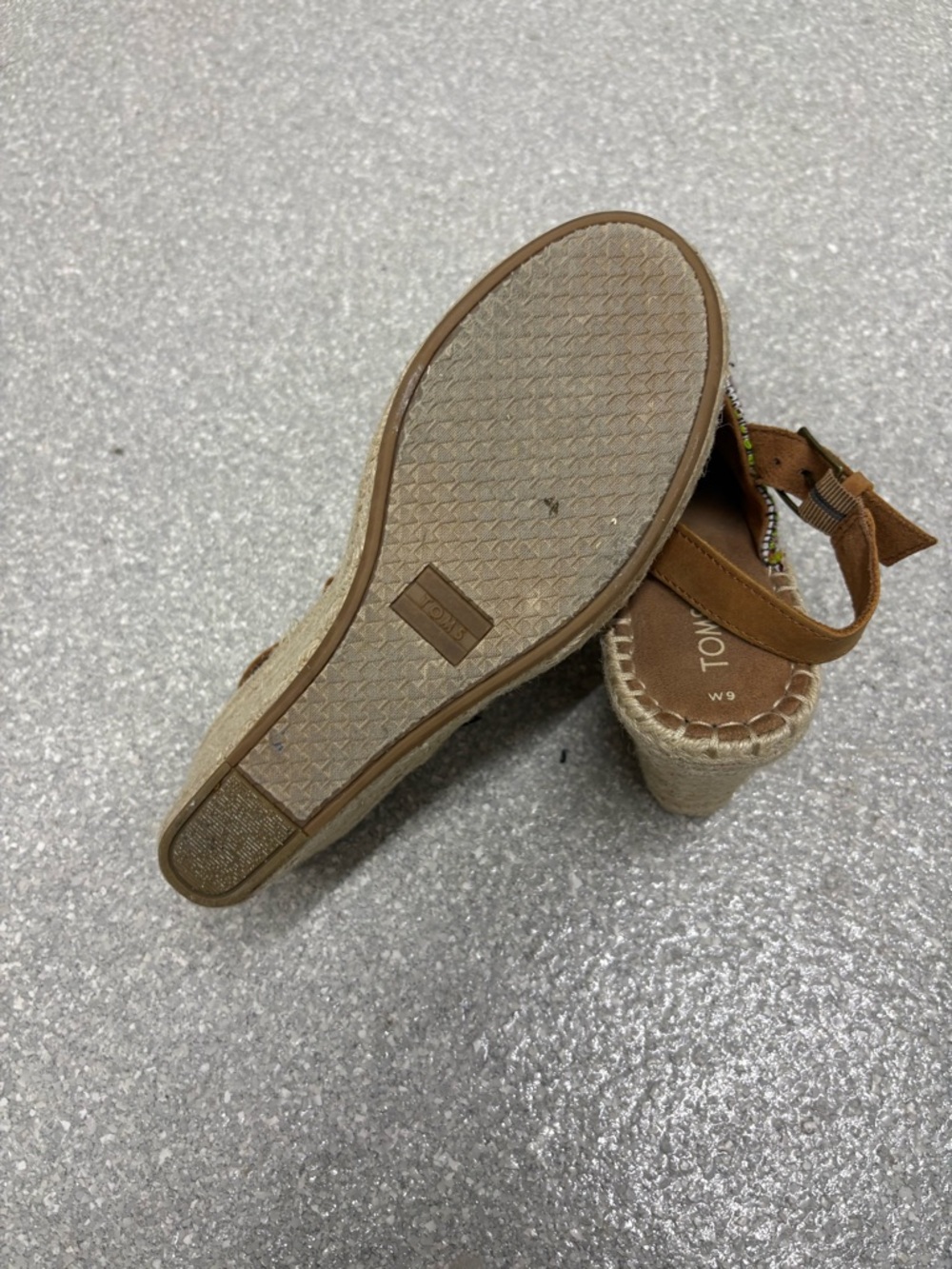 Toms Women's Monica Wedge size 9 - Picture 3 of 4